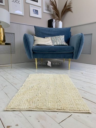 Textil krém (cream) fürdőszobai szőnyeg 50x80 cm